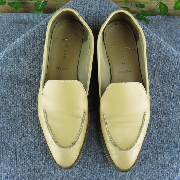 Everlane‎  Women Loafer Shoes Size 8 Medium Brown Leather Slip On - Picture 3 of 9